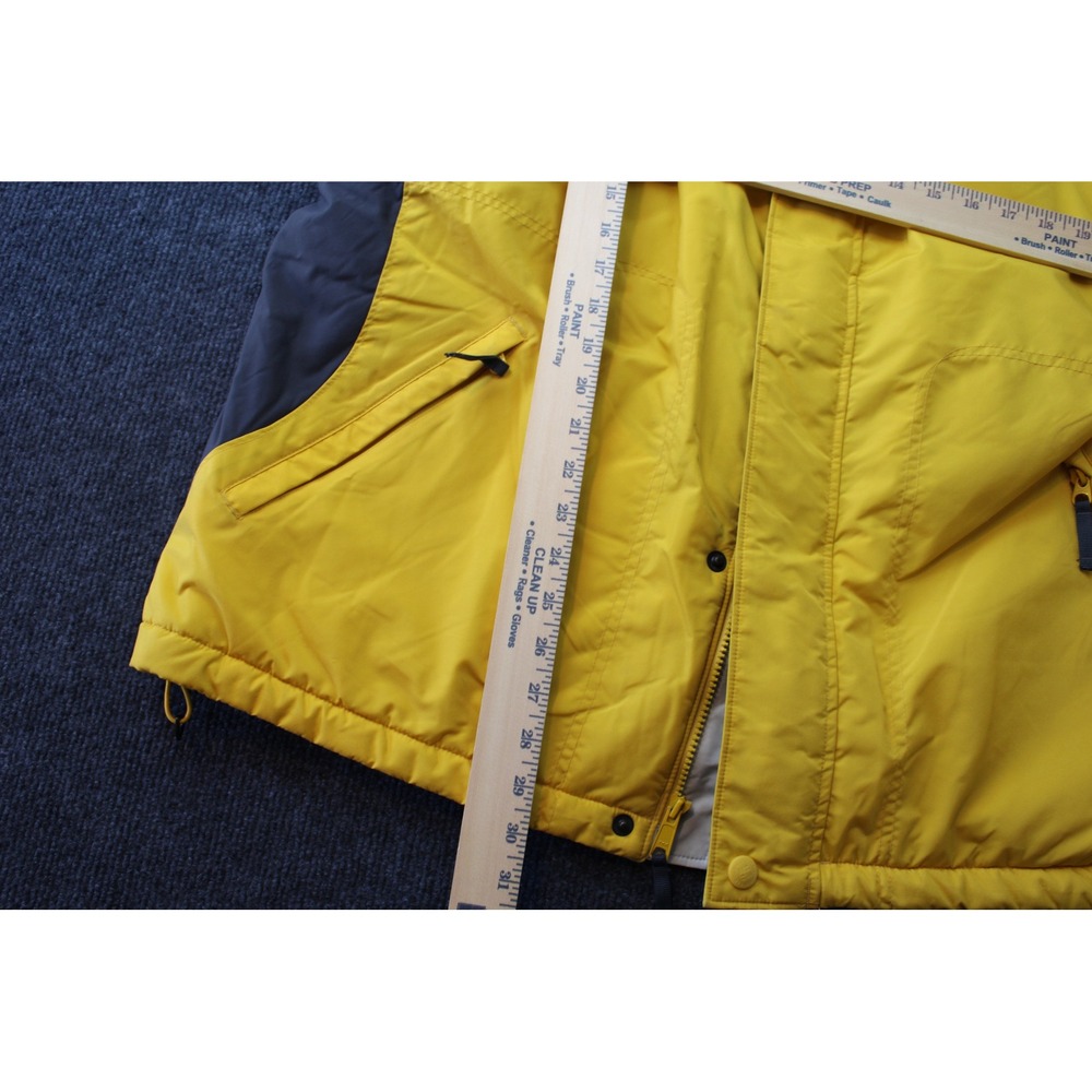 Columbia Sportswear Crossterra Jacket Mens XL Yellow Grey Fleece Lined Outdoor - Picture 4 of 8